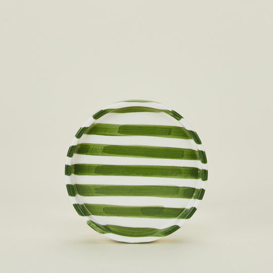 Striped Mini Plate - Olive