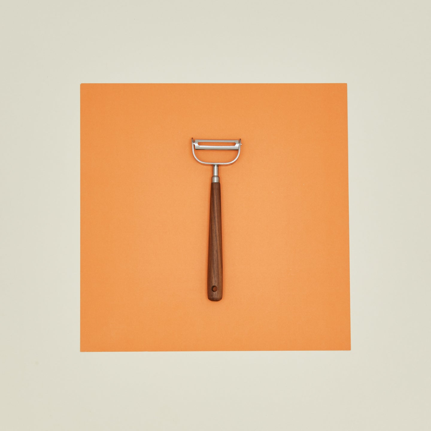 Walnut handled vegetable peeler