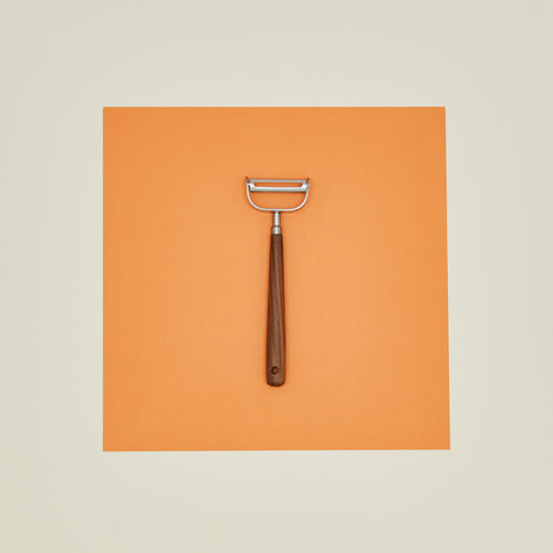 Walnut handled vegetable peeler
