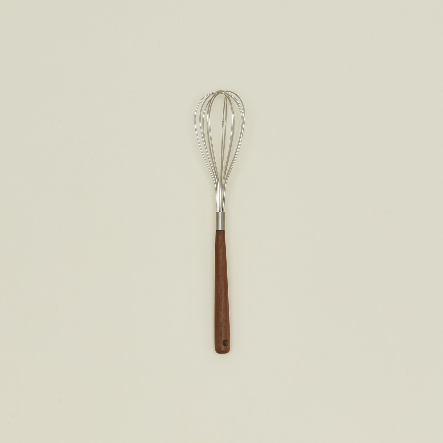 Fodory walnut handled whisk
