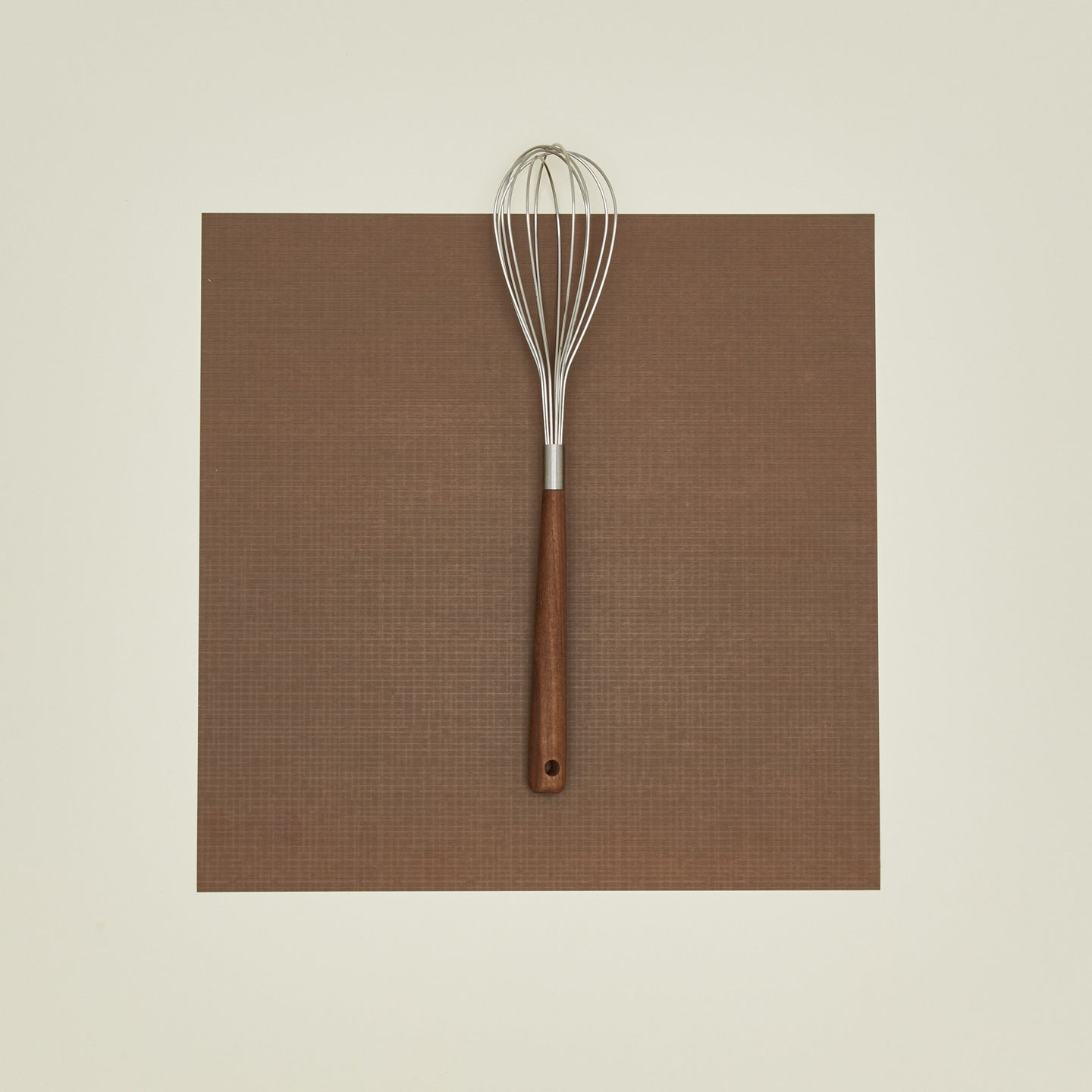 Fodory walnut handled whisk