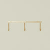 Brass Hook Rack - Trio