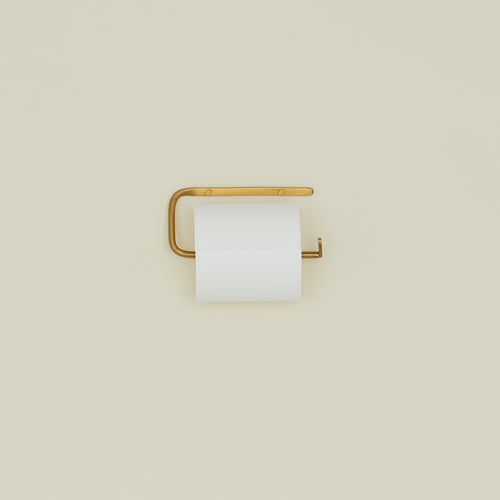 Fog Linen brass toilet paper