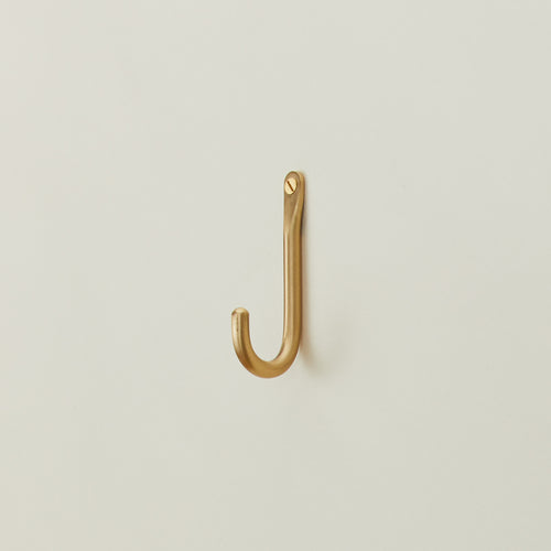 Brass wall hook