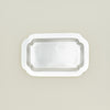 Decorative Edge Rectangular Silver Tray