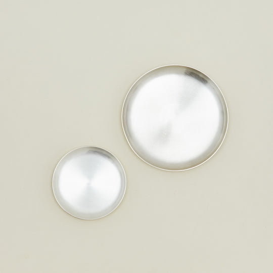 Round Silver Plate
