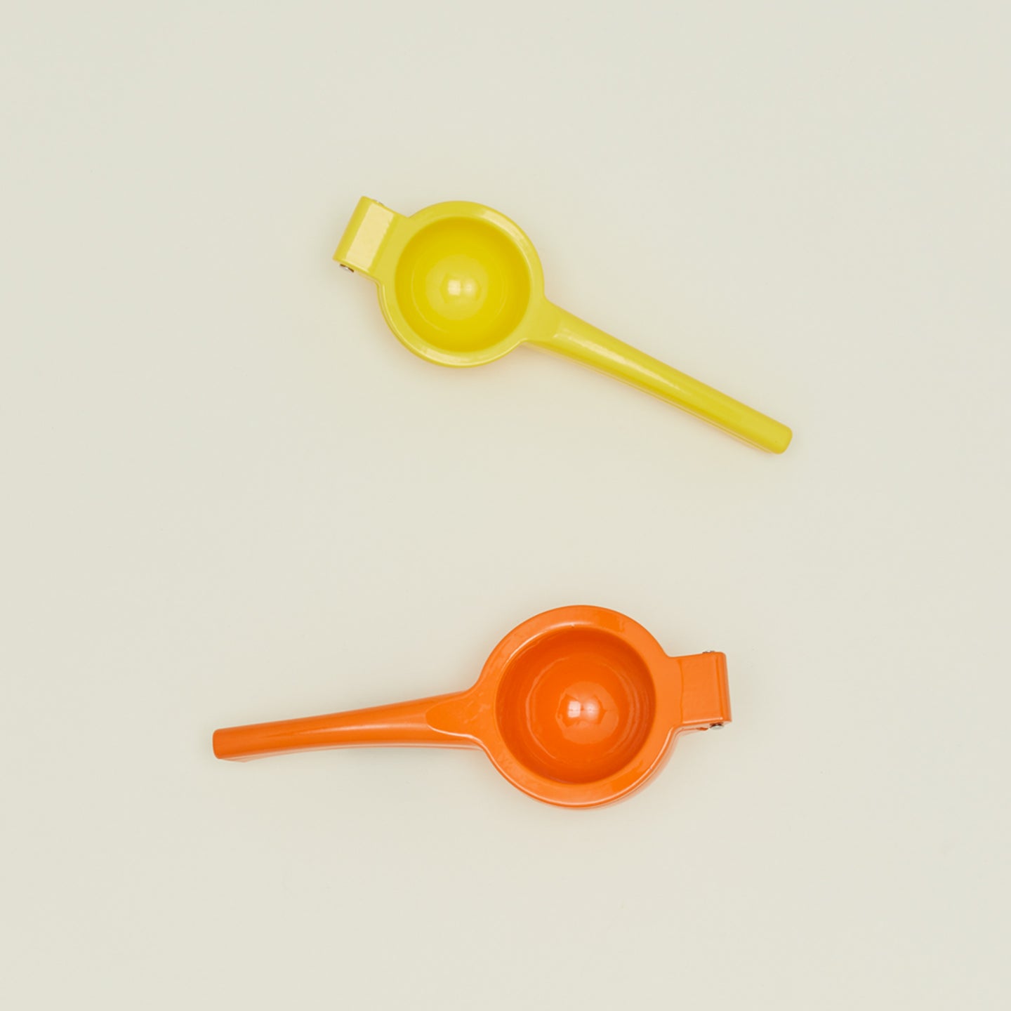 Overhead view of Fox run orange and lemon juicer