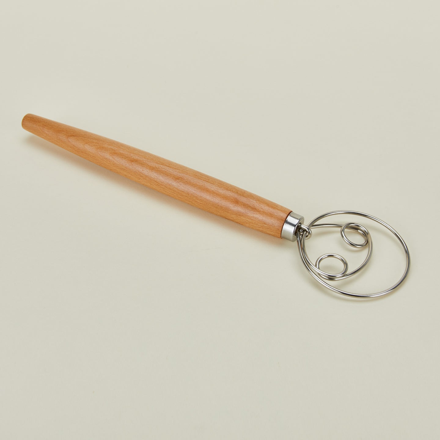 Close up view of Frieling dough whisk