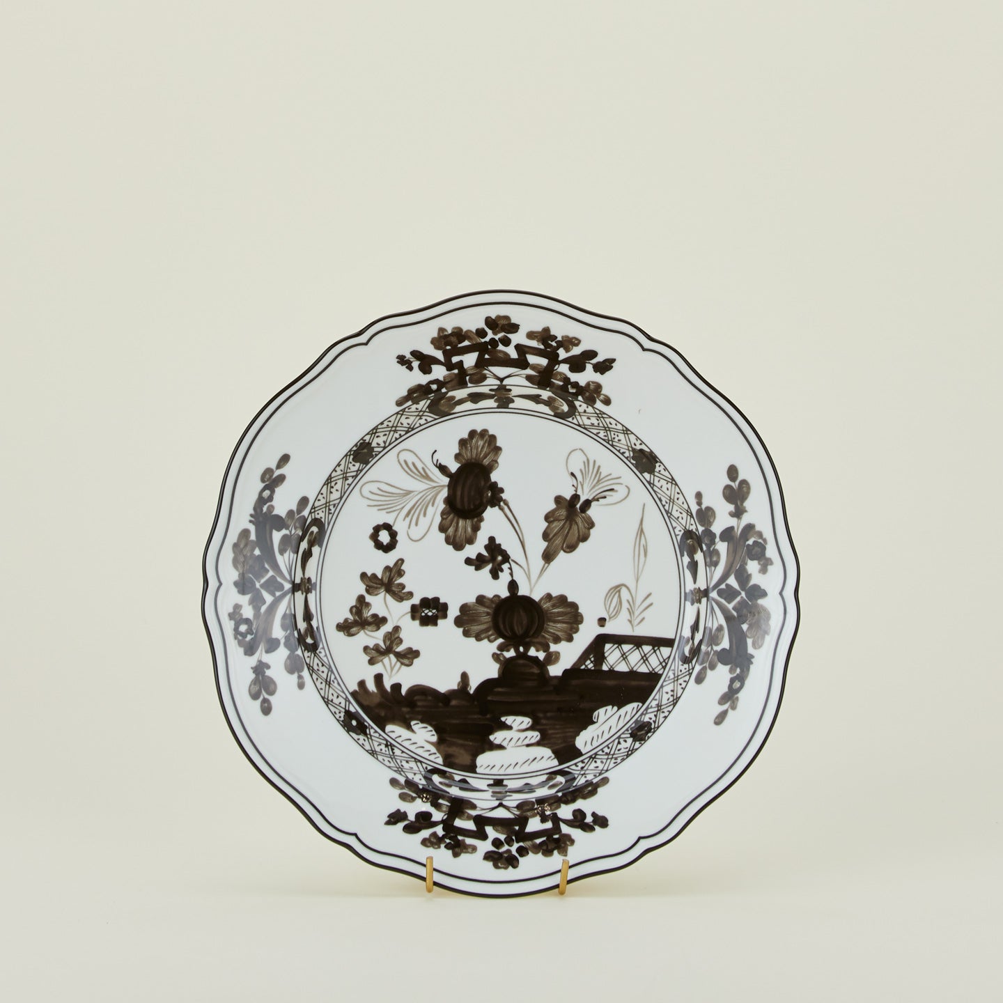 Ginori dinner plate in albus