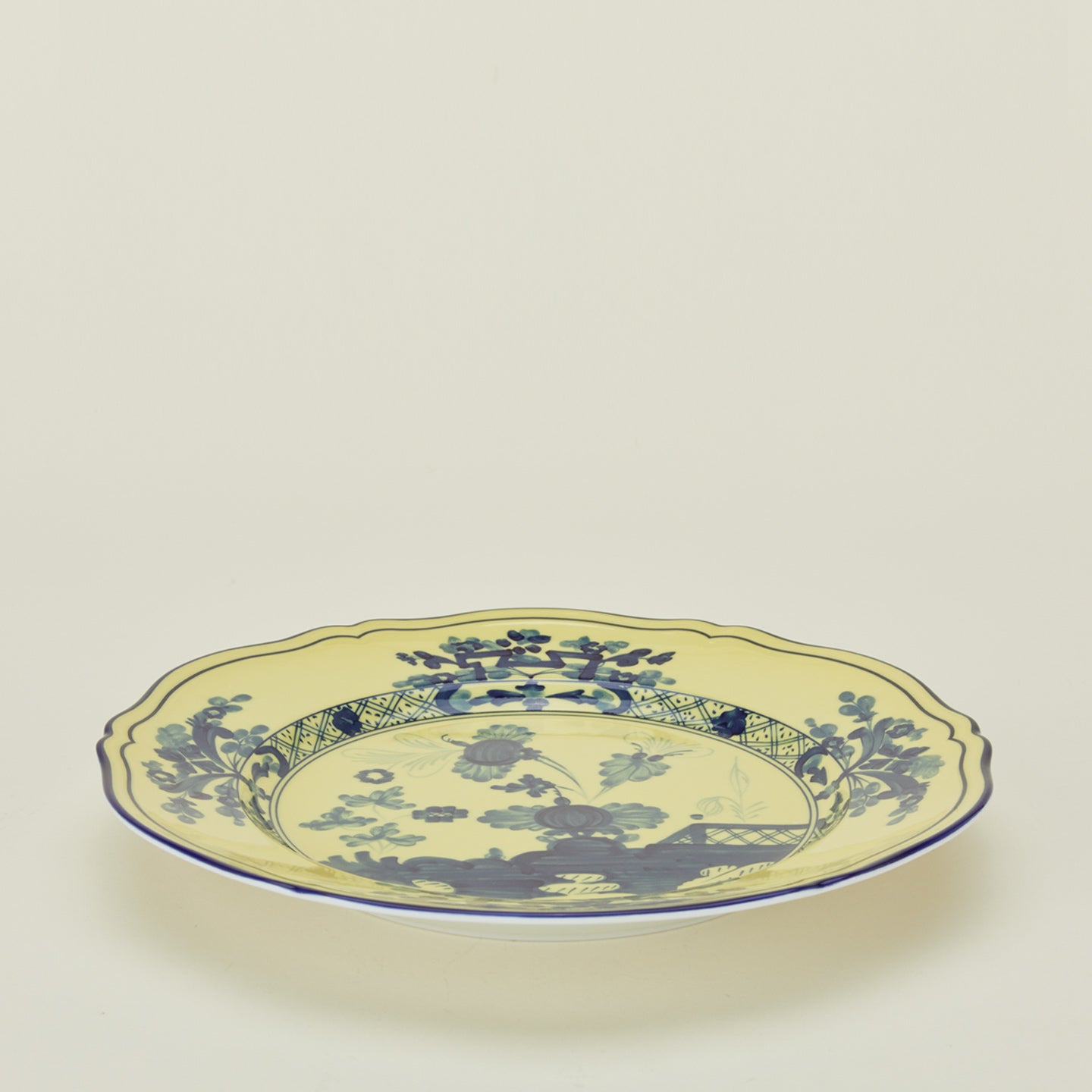 Ginori dinner plate in citrino