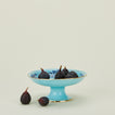Ginori fruit stand in iris with figs