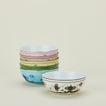 Ginori bowls in various colors