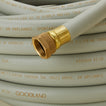 Close up view of Goodland everlasting garden hose in sage