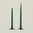 Essential Metal Candle Holders, Set of 2 - peacock
