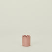 Scalloped match striker in pink