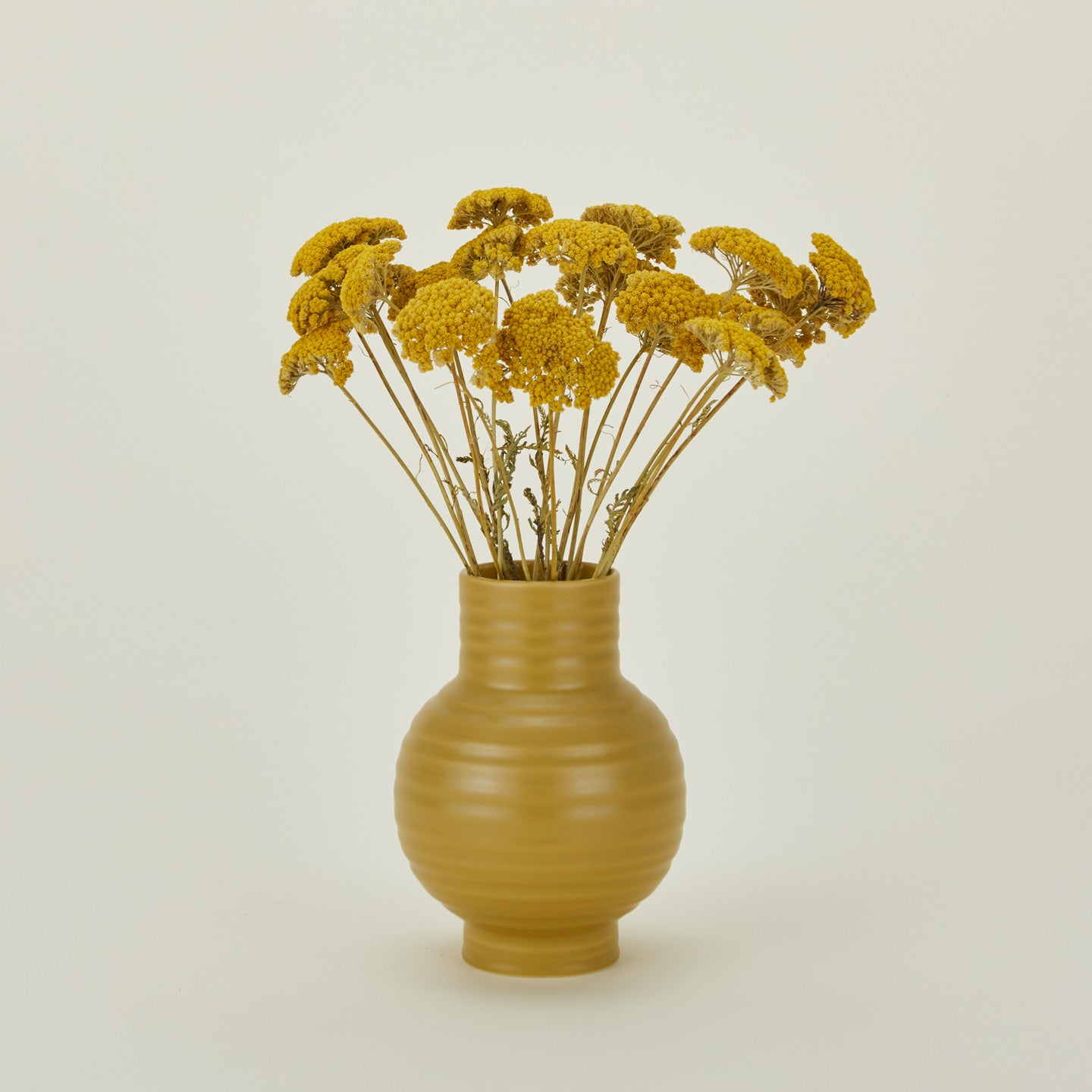 Lovejoy Farms Dried Yarrow in essential vase