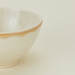 Detailed view of latte cereal bowl