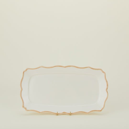 Ogee Edge Rectangular Tray - Latte