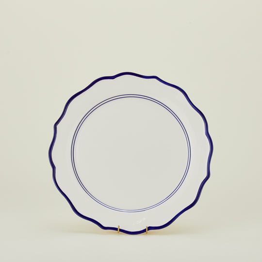 Ogee Edge Round Platter - Blue