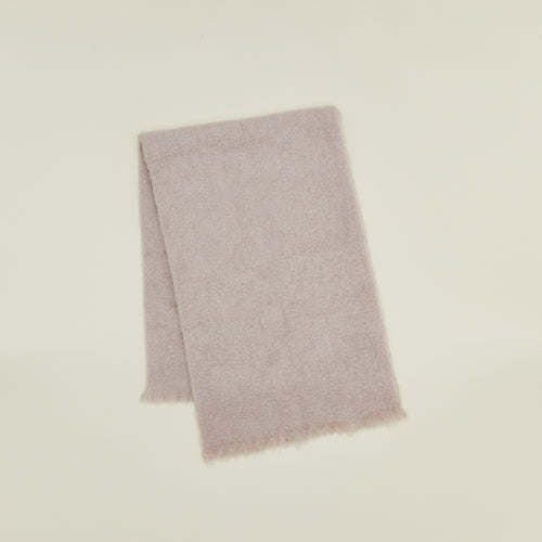 Solid Mohair Throw - Lilac