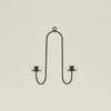 Double Iron Candle Sconce