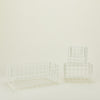 Grid Basket, Set of 3 - Chalk