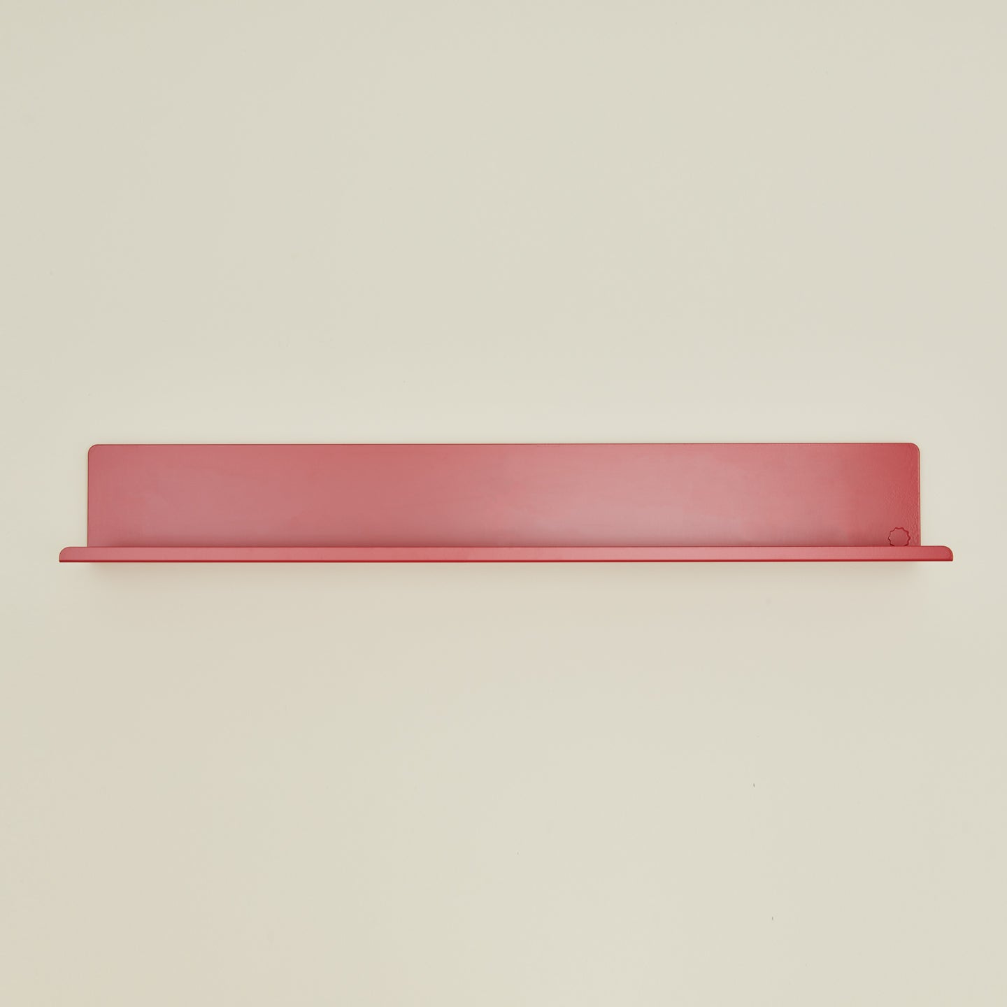 Large ledge shelf in poppy