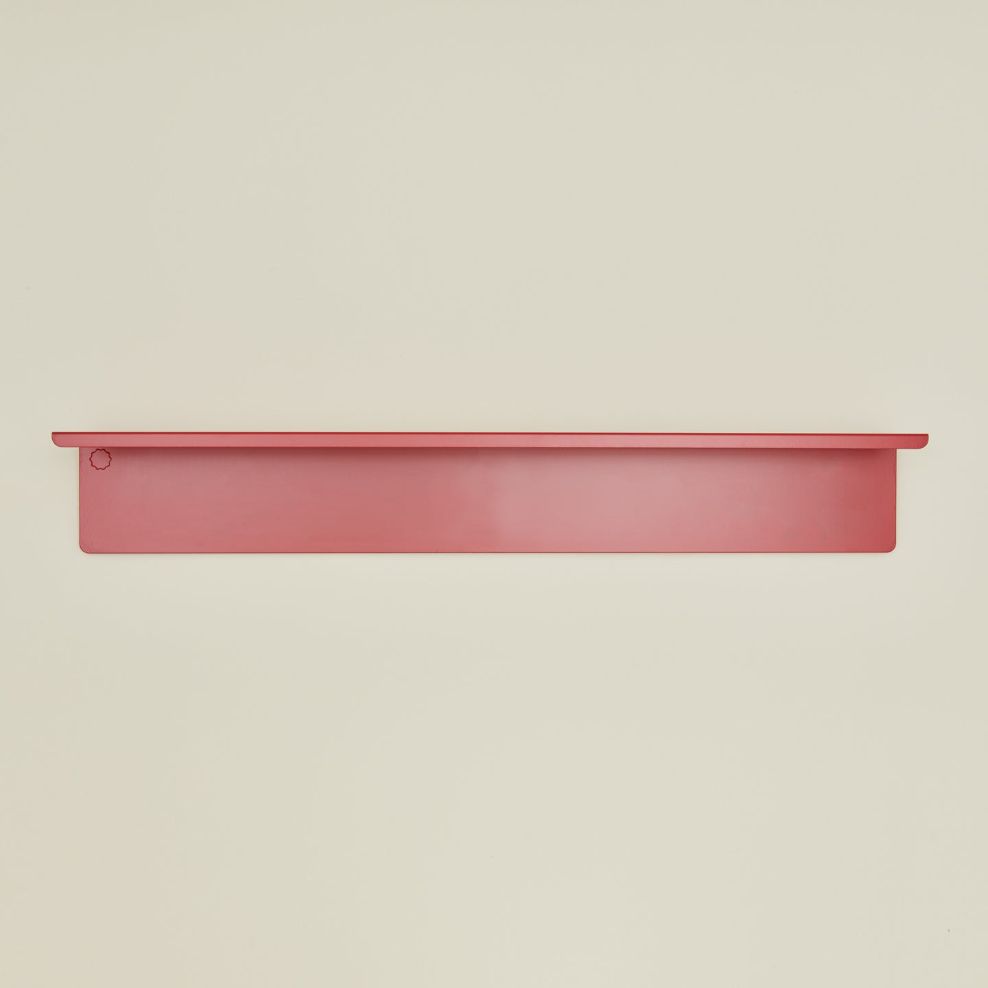 Large ledge shelf in poppy