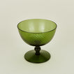 Detailed view of optic goblet in olive