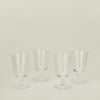 Optic Goblet, Set of 4 - Clear