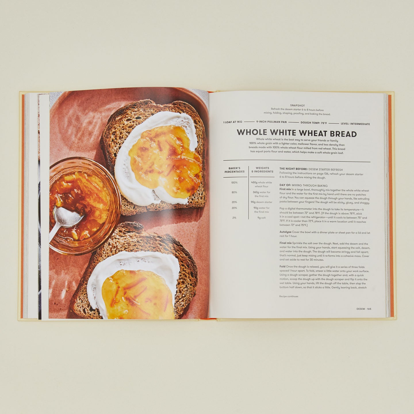 Flour Power cookbook open