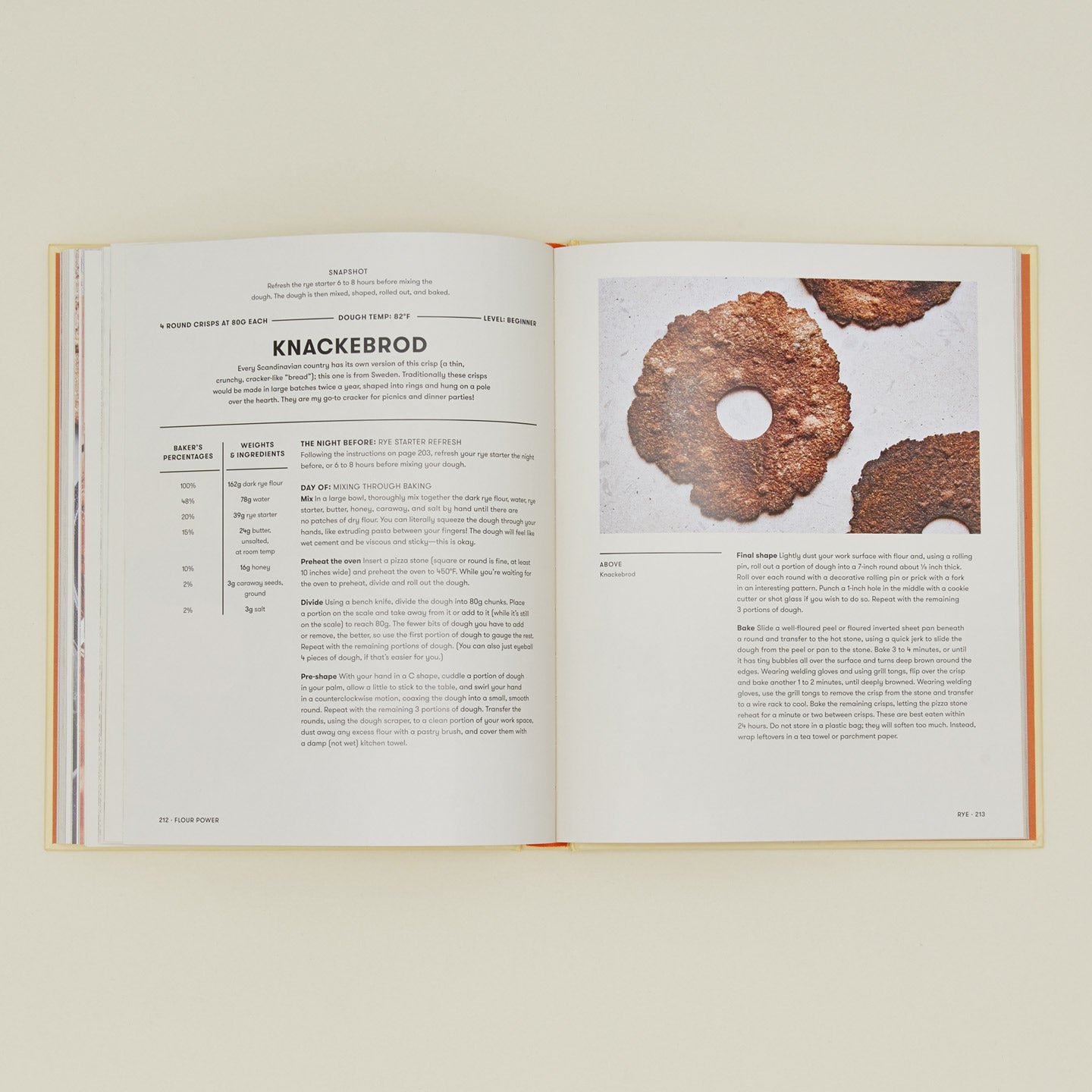 Flour Power cookbook open