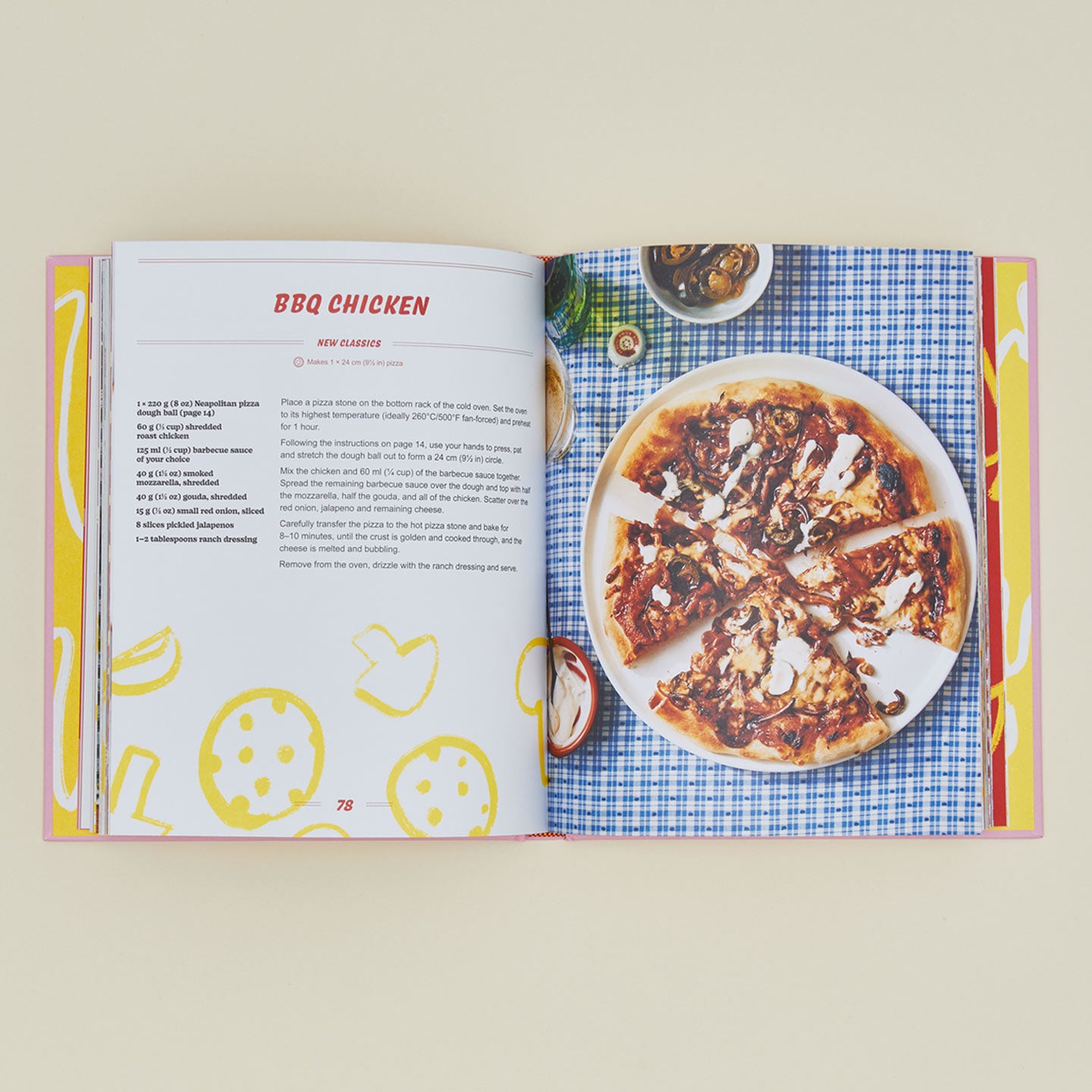 Pizza Night cookbook open