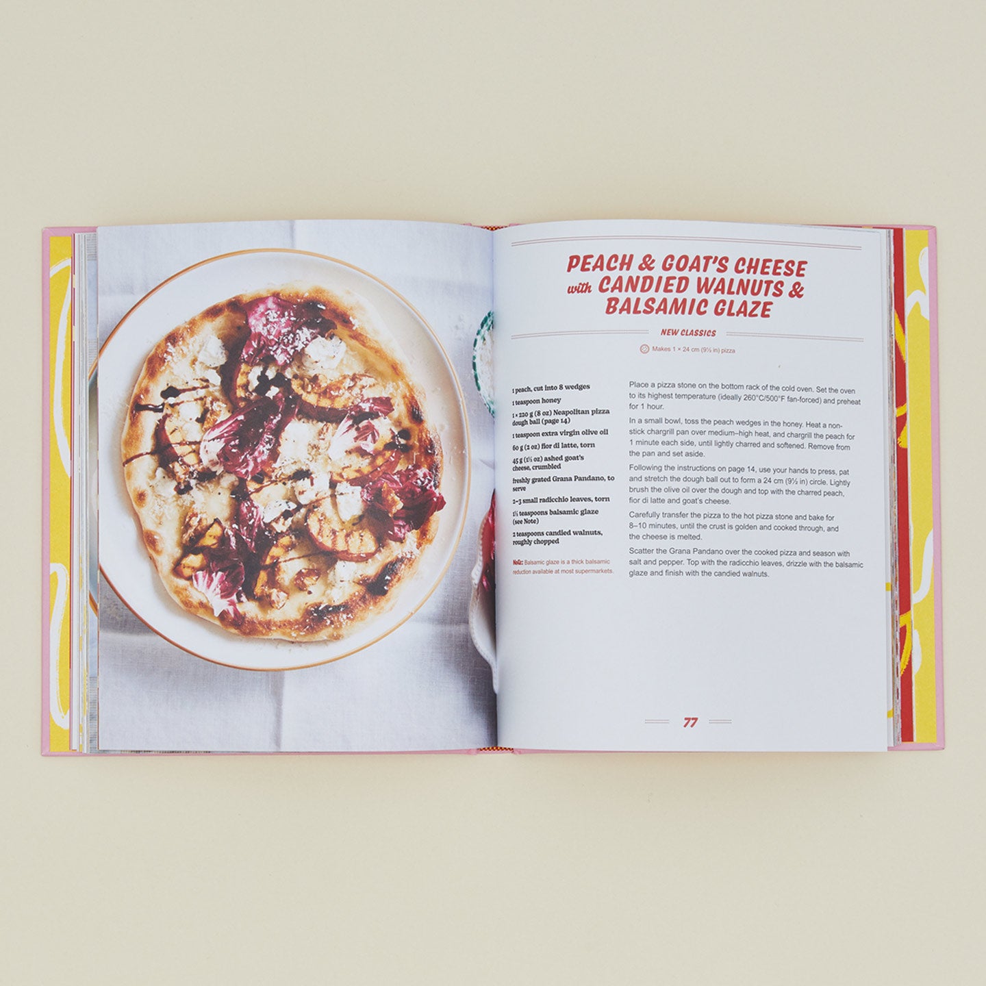 Pizza Night cookbook open