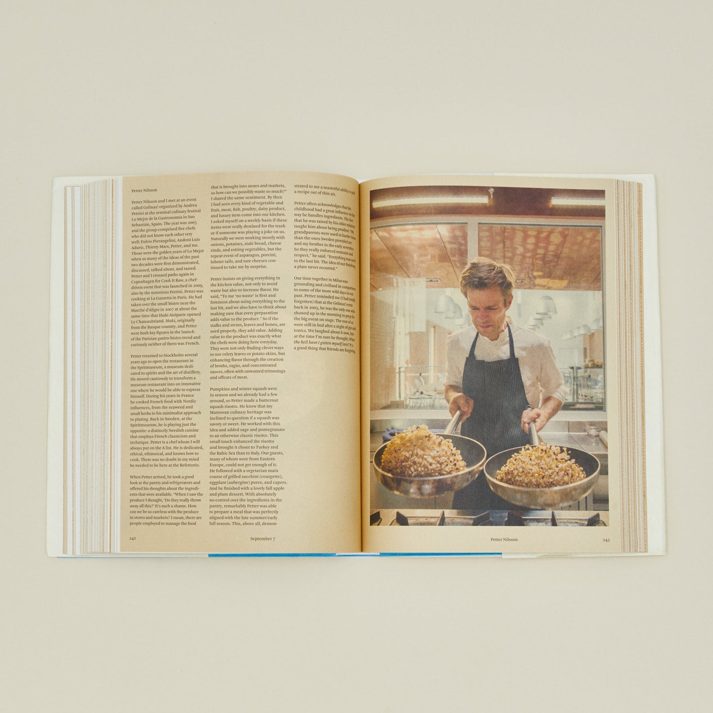 Bread is Gold Cookbook open