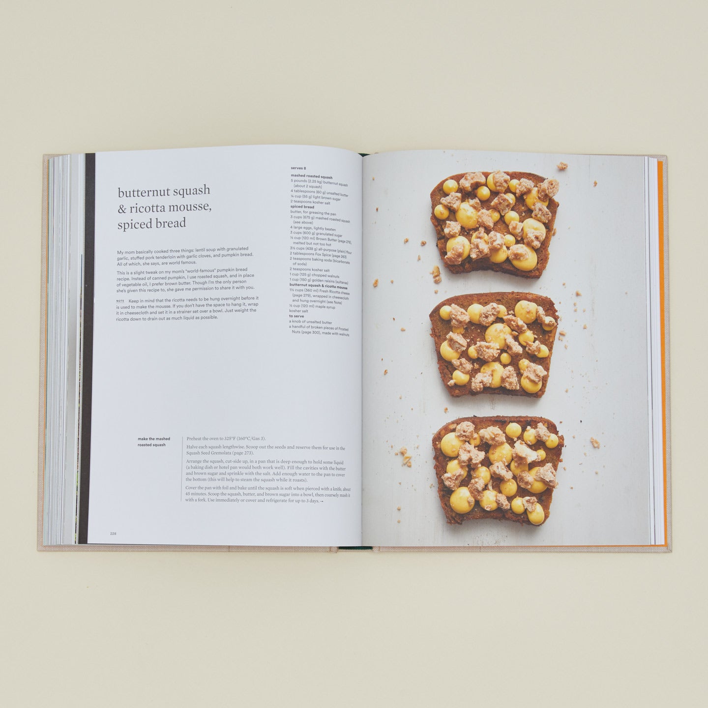 On Vegetables Cookbook open