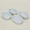 Oval deep oval baker set of 4