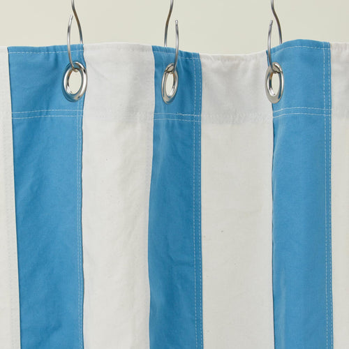 Catalina shower curtain in atlantic