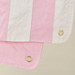 Close up view of catalina phlox shower curtain