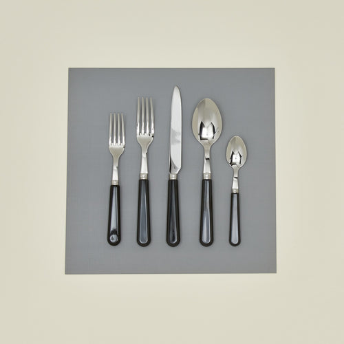 Pop 5 piece place setting in black