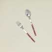 Bistrot Serving Set in burgundy.