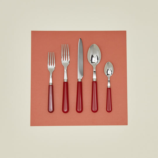 Pop 5-Piece Place Setting - Burgundy