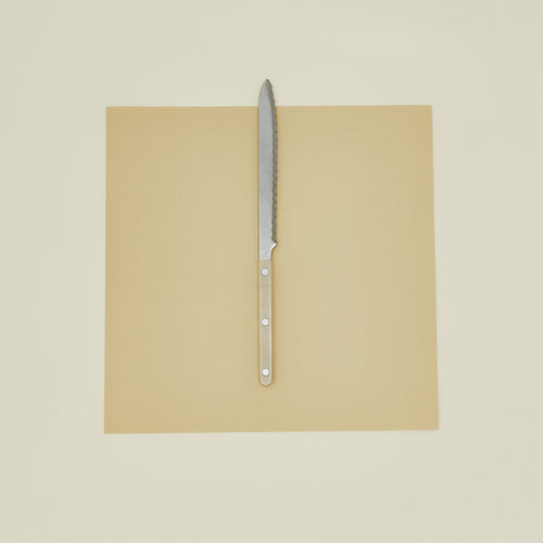 Bistrot bread knife in horn