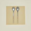 Bistrot salad serving set in horn