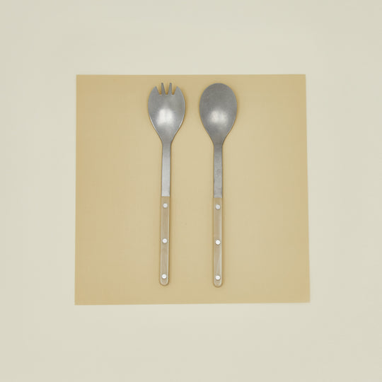 Bistrot Salad Serving Set - Horn