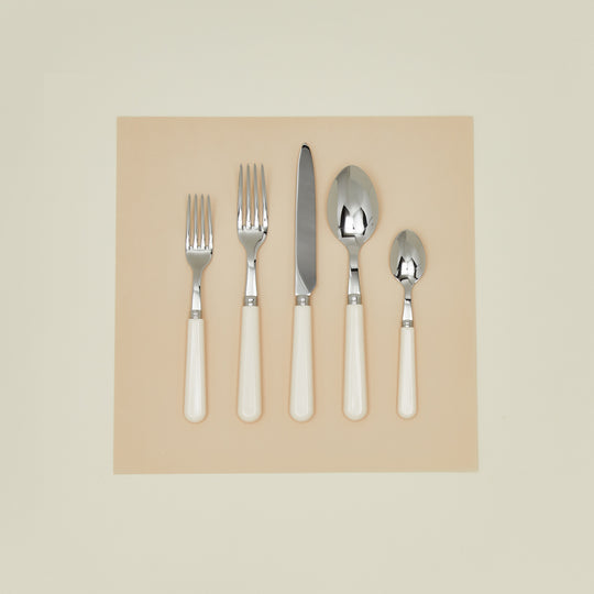 Pop 5-Piece Place Setting - Ivory