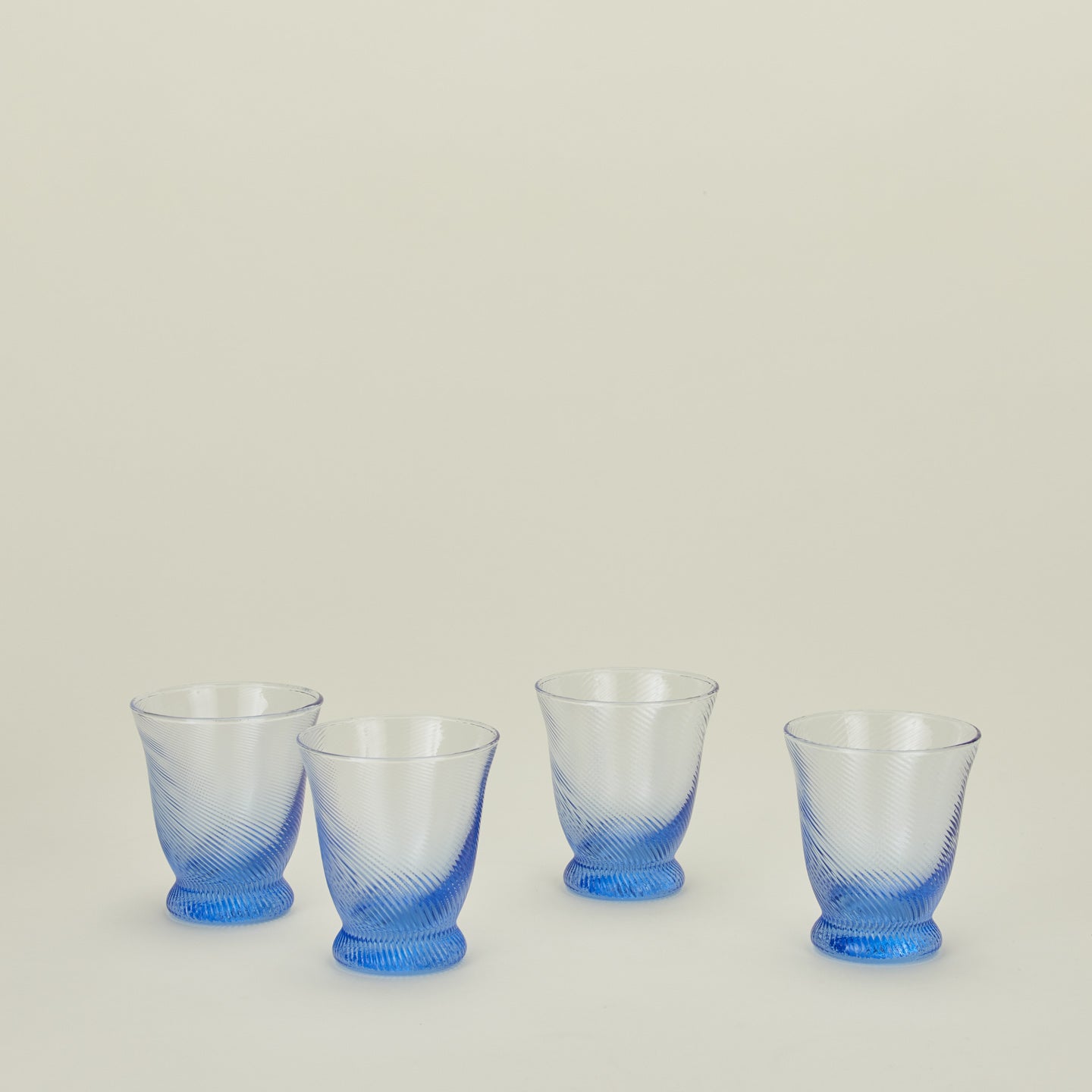Spiral tumbler in blue