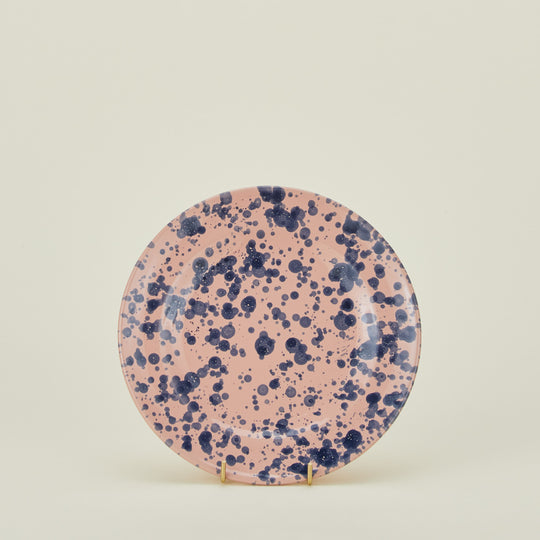 Splatter Salad Plate - Pink/Blue