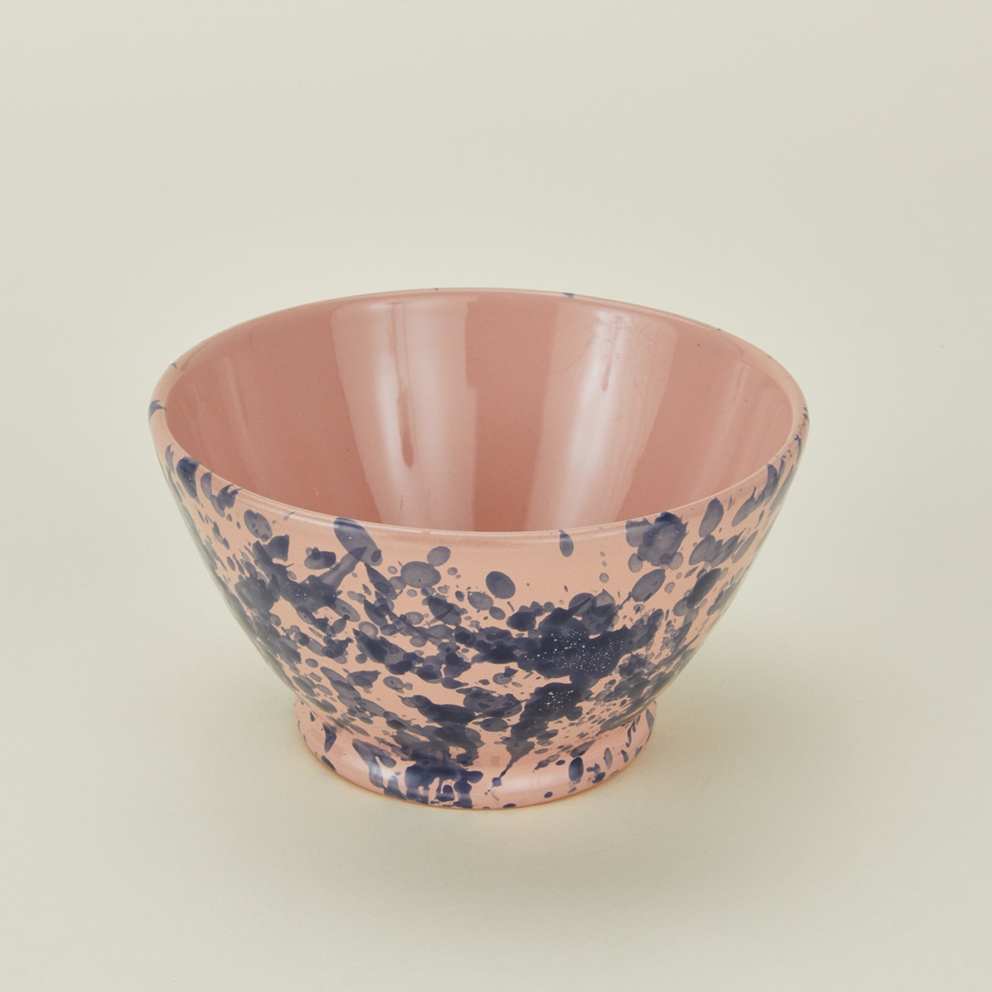 Splatter small bowl in pink and blue