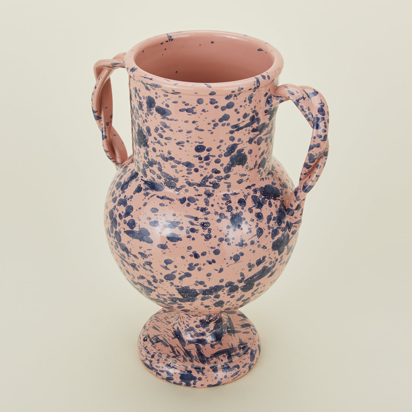 Pink and blue verona vase